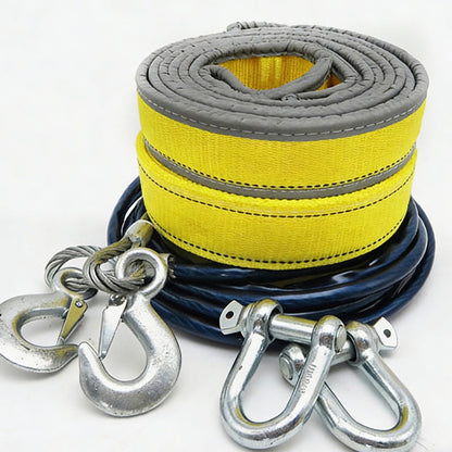 🚗 8-Ton Tow Strap Kit | 4m U-Shackles