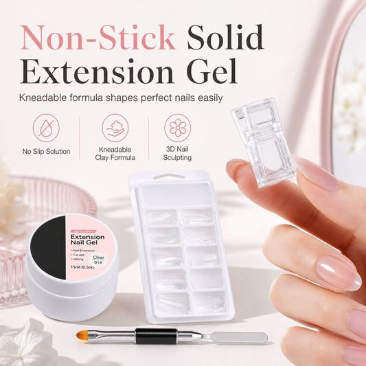 💅 Solid Builder Nail Gel | 16 Colours