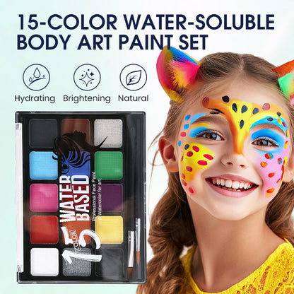 🎨 15-Colour Body Art Paint Set | 25g