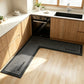 🍳 L-Shaped Quick-Dry Kitchen Mat