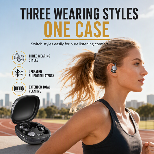 🎧 B115 3-in-1 Bluetooth Earbuds | 4 Colours