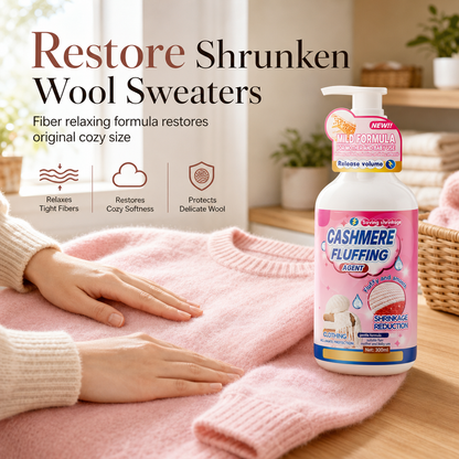 🧶 Wool & Cashmere Fabric Softening Care Liquid | Knitwear Care
