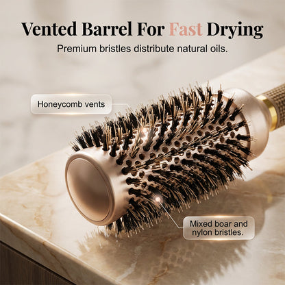 💇 Round Blow-Dry Hair Brush | Volume & Curl Styling