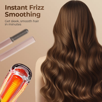 💗 Cordless Mini Straightening Comb | USB-C Travel Styler