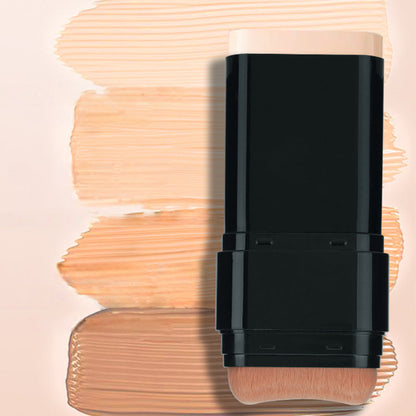 💄 2-in-1 Foundation Stick With Brush | Five Shade Options