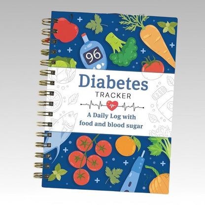 📘 Diabetes Daily Logbook | Blood Sugar & Food Tracker