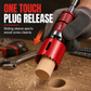 ⚙️ Quick-Release Hole Saw Arbor – Core Ejection Mandrel for Faster, Tidier Hole Saw Changes 🔧