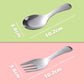 🍱 Compact Stainless-Steel Spoon & Fork Lunchbox Set