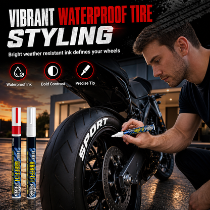 Quick Drying DIY Tire Marker for Car Wheel Decoration