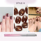 💅 All-in-One Cat Eye Gel Nail Pen 3ml | Magnetic Cap & Precision Brush | UV/LED Cure, Multiple Shades
