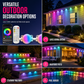 ✨ Smart RGB Outdoor Eaves Lights | App-Controlled Colour-Changing LEDs, Music Sync | 15m / 30m Options